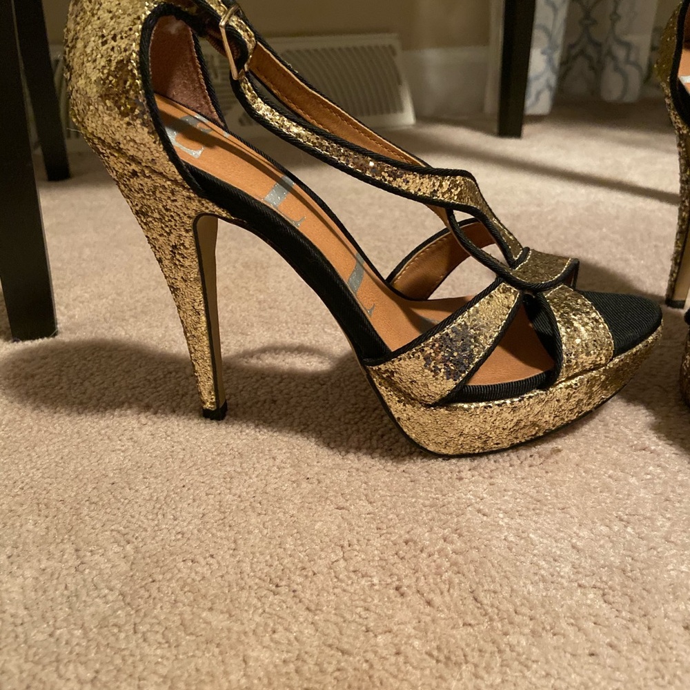 Sparkle heels size 6 - Picture 7 of 7